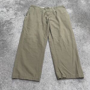 Columbia ROC Carpenter Pants Mens 40x30 Brown Straight Leg Cotton Snap Outdoor